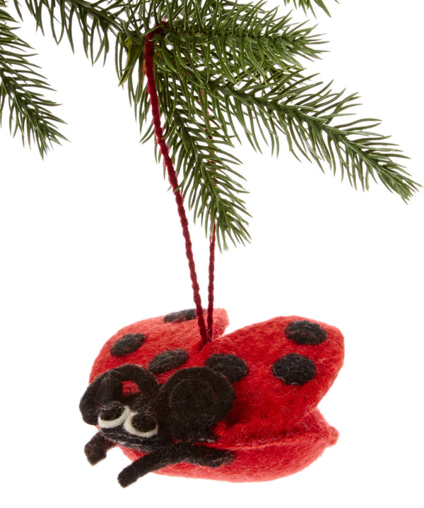 Ladybug | Holiday Ornament - Stone Hollow Farmstead