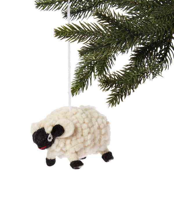 Sheep | Holiday Ornament - Stone Hollow Farmstead