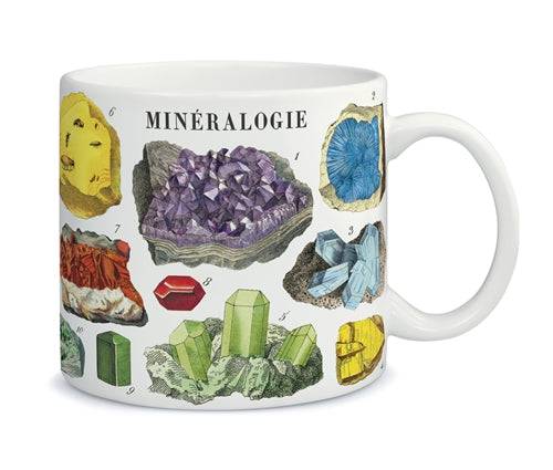 Vintage Print Mug | Mineralogy - Stone Hollow Farmstead