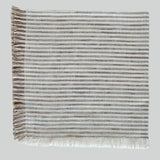 Linen Napkin | White + Natural Stripes - Stone Hollow Farmstead