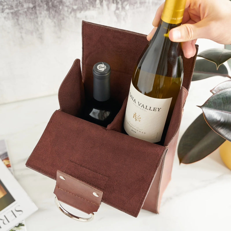 Double Bottle Wine Tote - Stone Hollow Farmstead