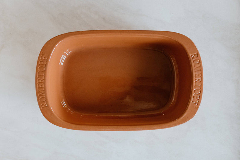 1960s Decorative Terracotta Baker Casserole Romertopf W Germany at