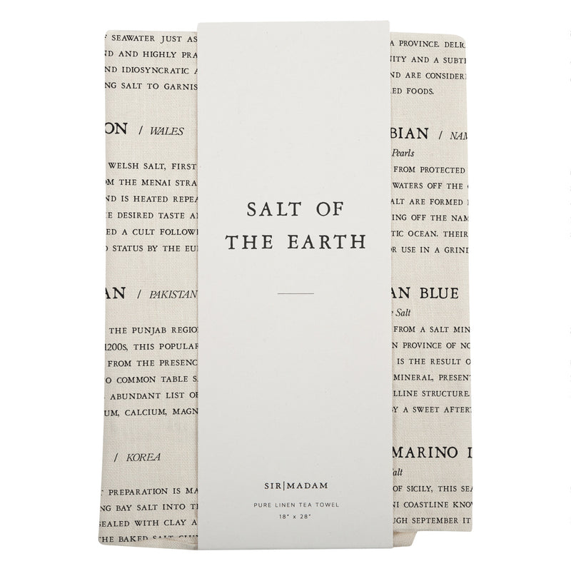 Linen Tea Towel | Salt of The Earth - Stone Hollow Farmstead