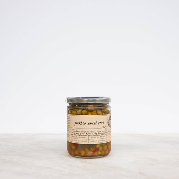 Pickled English Peas - Stone Hollow Farmstead