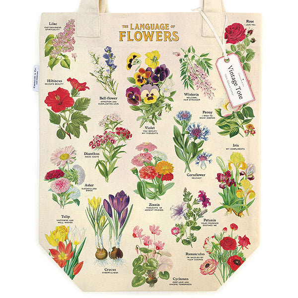 Vintage Tote | Language of Flowers