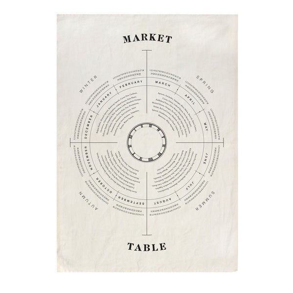 Linen Tea Towel | Market Table - Stone Hollow Farmstead